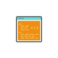 Code Coding Custom Development Icon vector