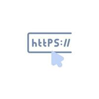 Internet Link Safe Icon vector