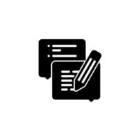 Communication Feedback Message Icon vector