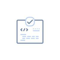 Development Clean Code Icon vector