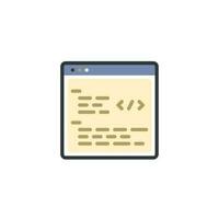 Code Coding Custom Development Icon vector