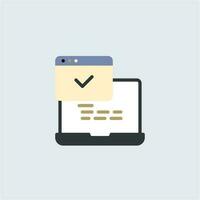 Coding Frontend Laptop Icon vector