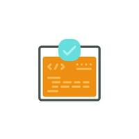 Development Clean Code Icon vector