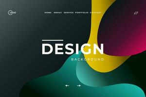 Abstract Background Wave Minimalistic and colorful vector, perfect for any landing page, website, or app vector