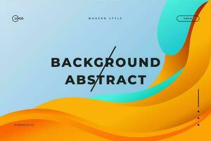 Abstract Background Wave Minimalistic and colorful vector, perfect for any landing page, website, or app vector