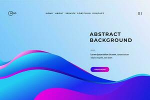 Abstract Background Wave Minimalistic and colorful vector, perfect for any landing page, website, or app vector