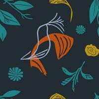 Modern Batik Patterns, blending tradition with contemporary style for your fashion and decor needs vector