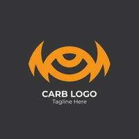 carbohidratos logo diseño vector