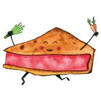 pie character slice of cake3 vector