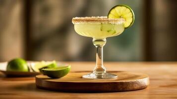 Delicious margarita cocktail Illustration photo