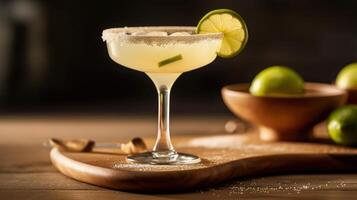 Delicious margarita cocktail Illustration photo