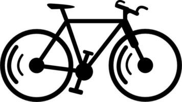 un bicicleta icono vector ilustración