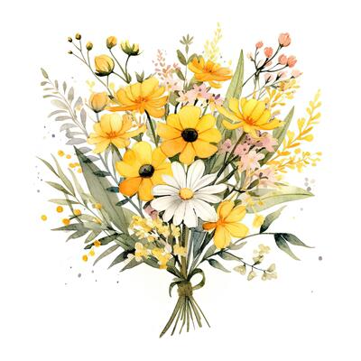 Flower Bouquet Cartoon Stock Photos, Images and Backgrounds for Free