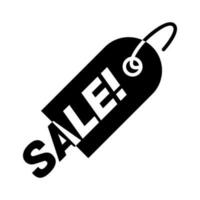 sale label price tag black Icon button vector