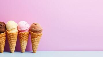 Ice cream background. Illustration photo