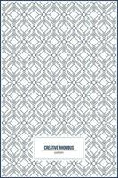 creative rhombus shape pattern for creative background vector