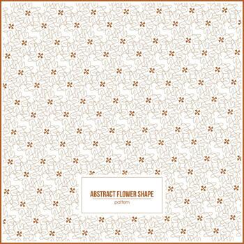 abstract pattern of unique flower with strings. vector