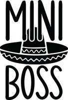 mini boss Best design vector