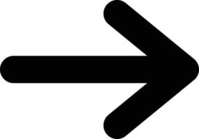 flecha Derecha icono en de moda estilo aislado en blanco antecedentes. flecha símbolo para tu web sitio diseño, logo, aplicación, ui vector ilustración