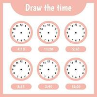 Draw the time vector