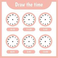 Draw the time vector