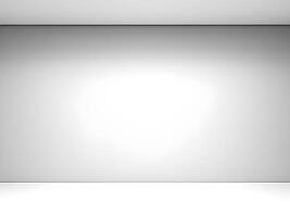 Empty studio room with lights. photo
