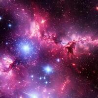 espacio antecedentes con realista nebulosa. generativo ai foto