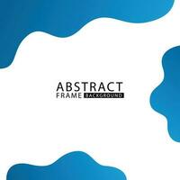 Trendy simple abstract geometric wallpaper with fluid shapes A4. Abstract liquid background with blue color. Dynamic motion style for banners , pamphlet, posters, frame, borders, presentations, flyers vector