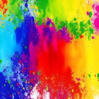 Colorful watercolor paint splash background, photo