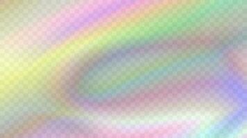 Modern blurred gradient background in trendy retro 90s, 00s style. Y2K aesthetic. Rainbow light prism effect. Hologram reflection. Poster template for social media posts, digital marketing vector