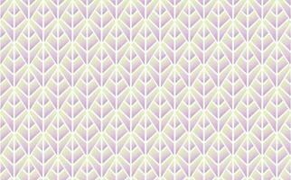 Pale green and purple gradient colored rhombus vector tiled pattern shaped like leaves. Colorful colored pattern. Suitable for fabric, textiles, and wallpaper.