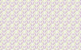 Pale green and purple gradient colored rhombus vector tiled pattern shaped like leaves. Colorful colored pattern. Suitable for fabric, textiles, and wallpaper.