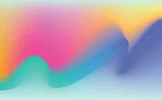 Multi colored messy wave gradient pattern. Futuristic fine art wallpaper. vector