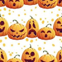 Seamless pattern with Halloween pumpkins.Striped background with holiday symbol for textiles, wallpaper, wrapping paper, etc. vector