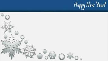 Vector winter background with snowflakes on a white and blue background. Illustration for holiday letters, invitations, postcards, etc