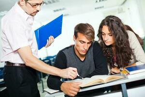 Students in a classroom photo