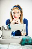 A female seamstress photo