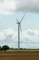 Wind turbine view photo