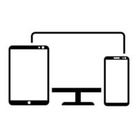 Gadget vector Icon. Devices Illustration symbol or sign.