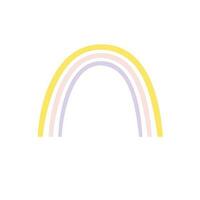Rainbow icon vector. bow illustration sign. iris symbol or logo. vector