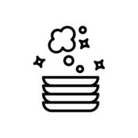 Lavado icono vector. lavandería ilustración signo. lavar símbolo o logo. vector