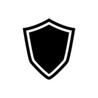 Shield icon vector. Defence illustration sign. Armor symbol. protection logo. security mark. vector