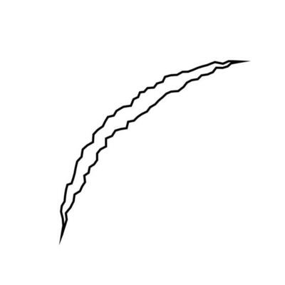 Scratch icon vector. claws illustration sign collection. cut symbol or logo.