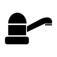 Faucet vector icon. mixer illustration sign. plumbing symbol or logo.