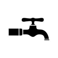 Faucet vector icon. mixer illustration sign. plumbing symbol or logo.