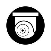 CCTV vector icon. video monitoring illustration sign. videotape symbol or logo.