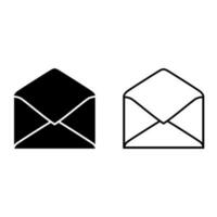 Email vector icon. Mail illustration symbol. post sign or logo.