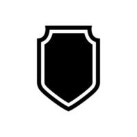 Shield icon vector. Defence illustration sign. Armor symbol. protection logo. security mark. vector