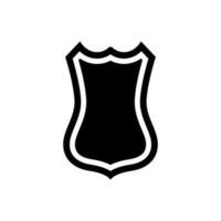 Shield icon vector. Defence illustration sign. Armor symbol. protection logo. security mark. vector