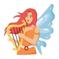 Trendy Fairy Instrument vector